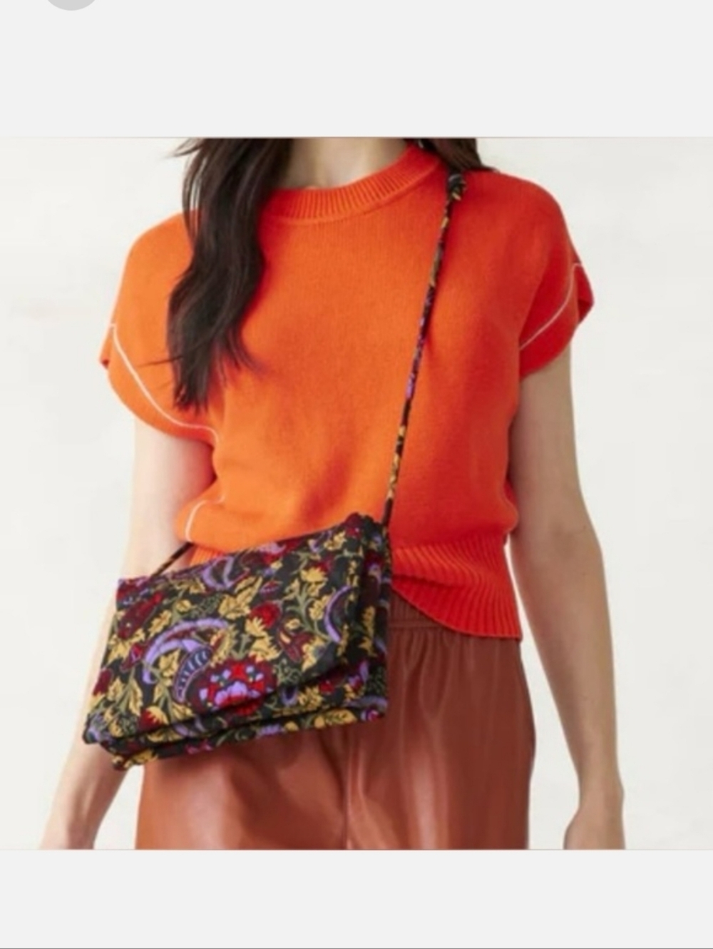 Vera Bradley Foxbury Paisley Quilted Crossbody Bag